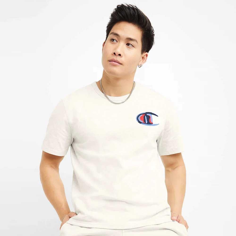 Polera Hombre Champion Heritage Beige-4