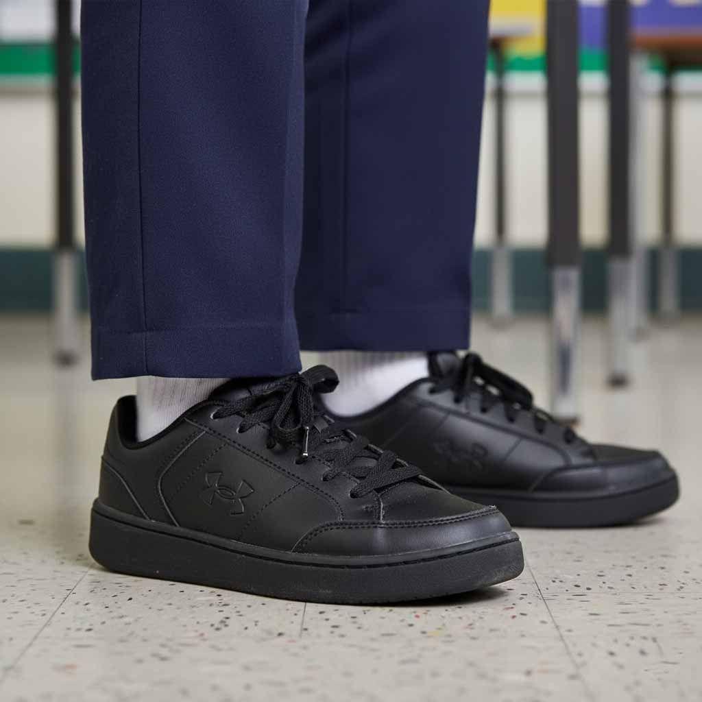 Zapatillas Niños Escolares Under Armour Official Negro-1