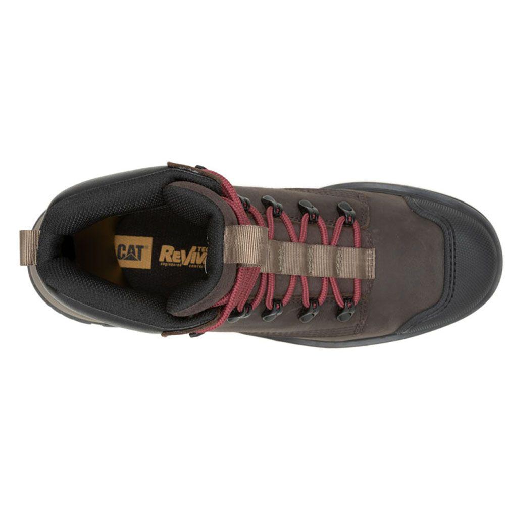 Zapatilla CAT Waterproof Hombre Colorado Expedition Café-2