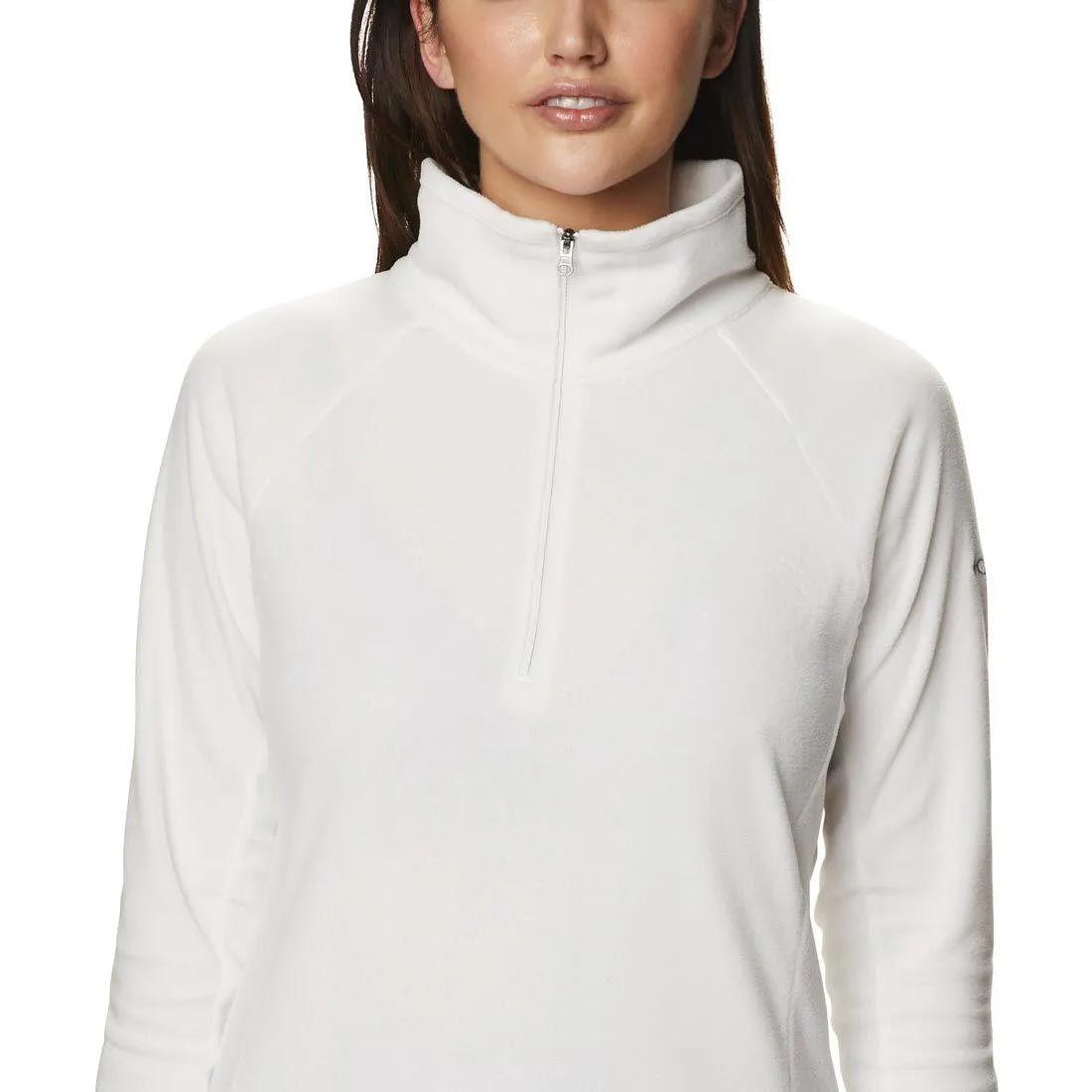 Polar Mujer Columbia Glacial IV Half Zip Blanco-3