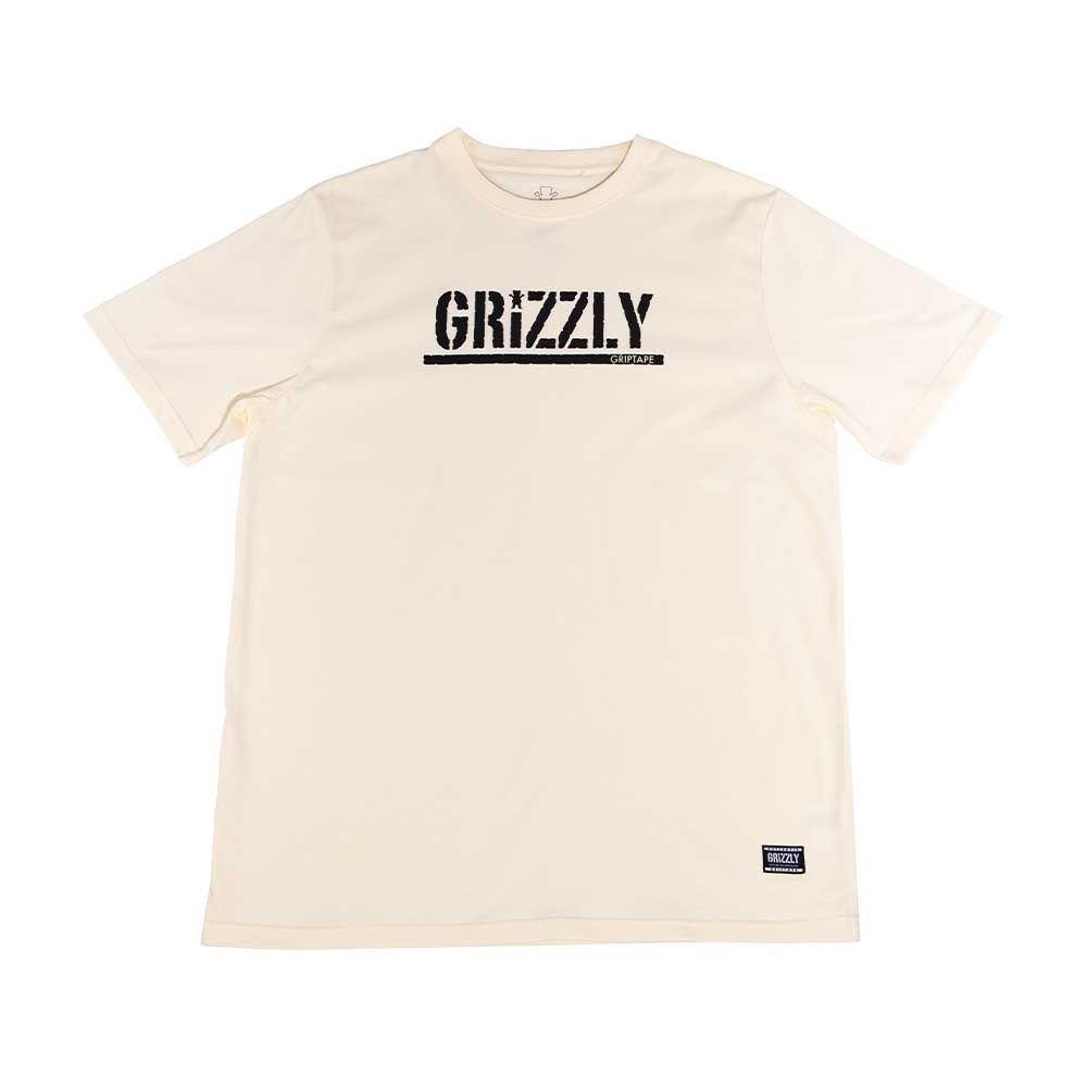 Polera Hombre Grizzly Griptape Print Script Logo Off White-0