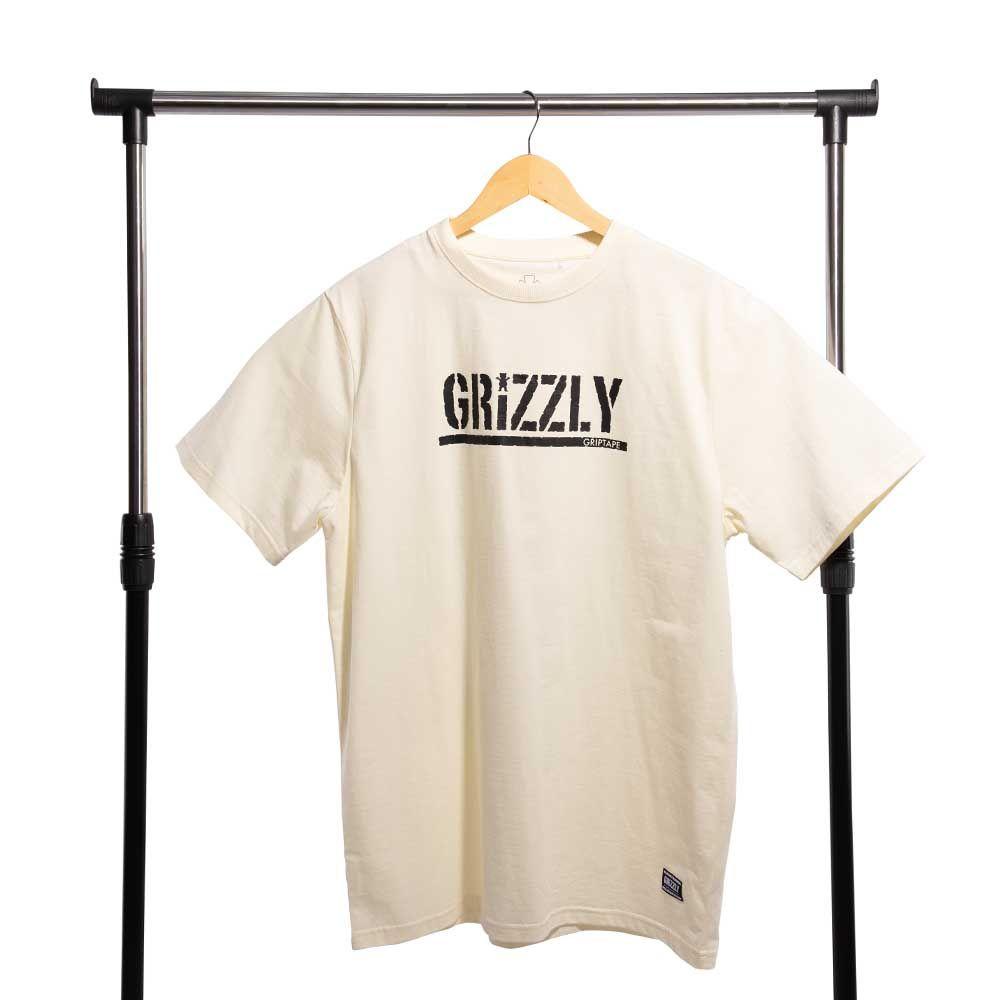 Polera Hombre Grizzly Griptape Print Script Logo Off White-3