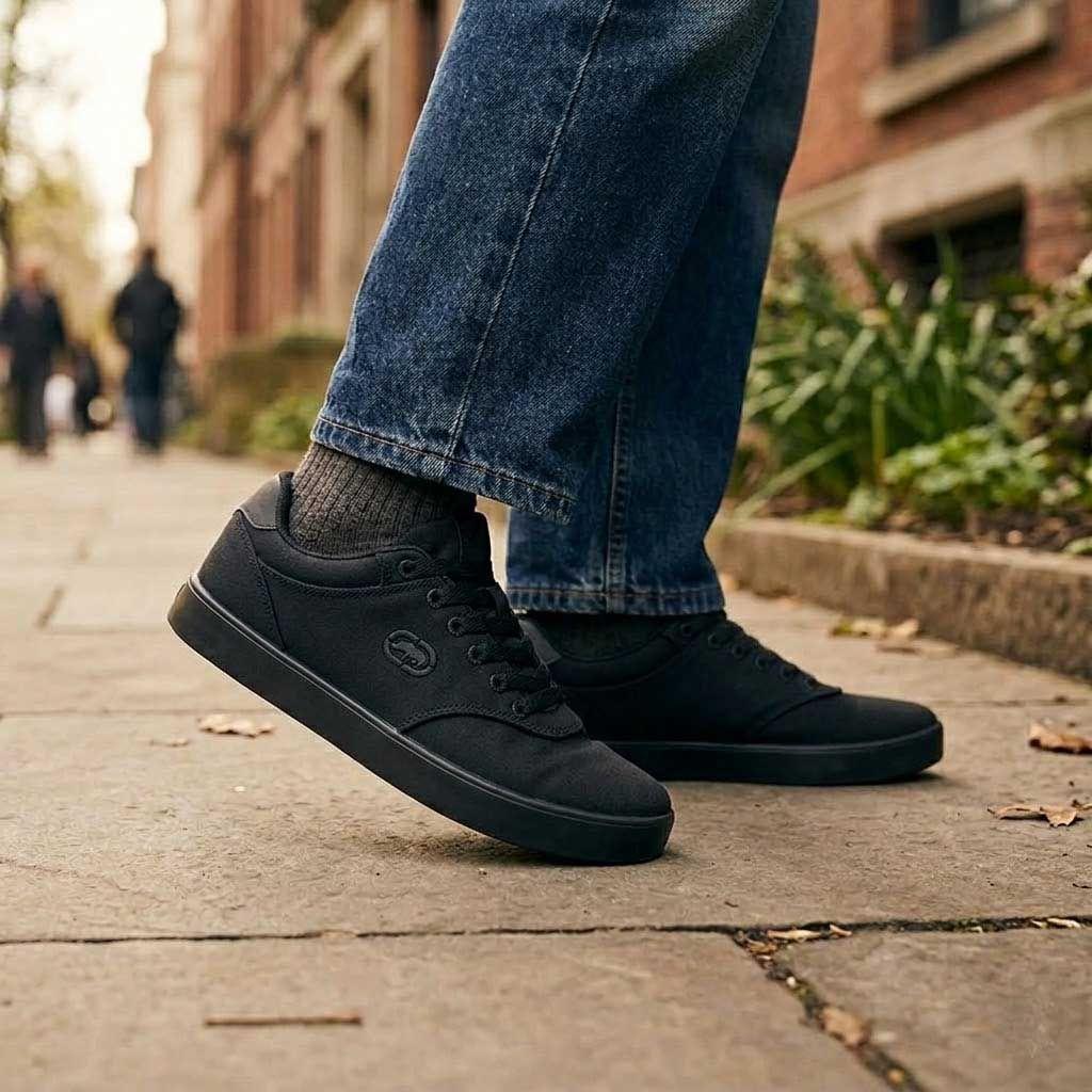 Zapatillas Urbanas Juveniles Ecko Textil Negro-2