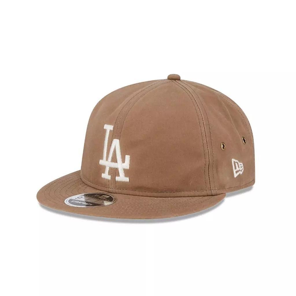 Gorra 9Fifty Los Angeles Dodgers MLB Waxed Canvas Beige New Era-0