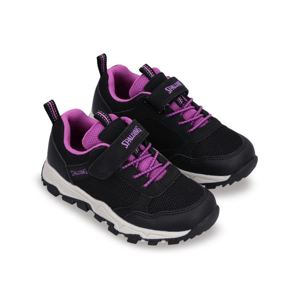 Zapatillas Outdoor Niñas Kaya Negro Purpura Spalding-3