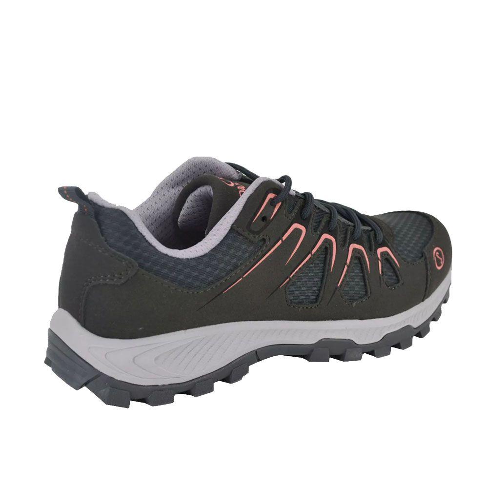 Zapatilla Outdoor Mujer Spalding Caña Baja ZFO3006 Negro Rosa-2