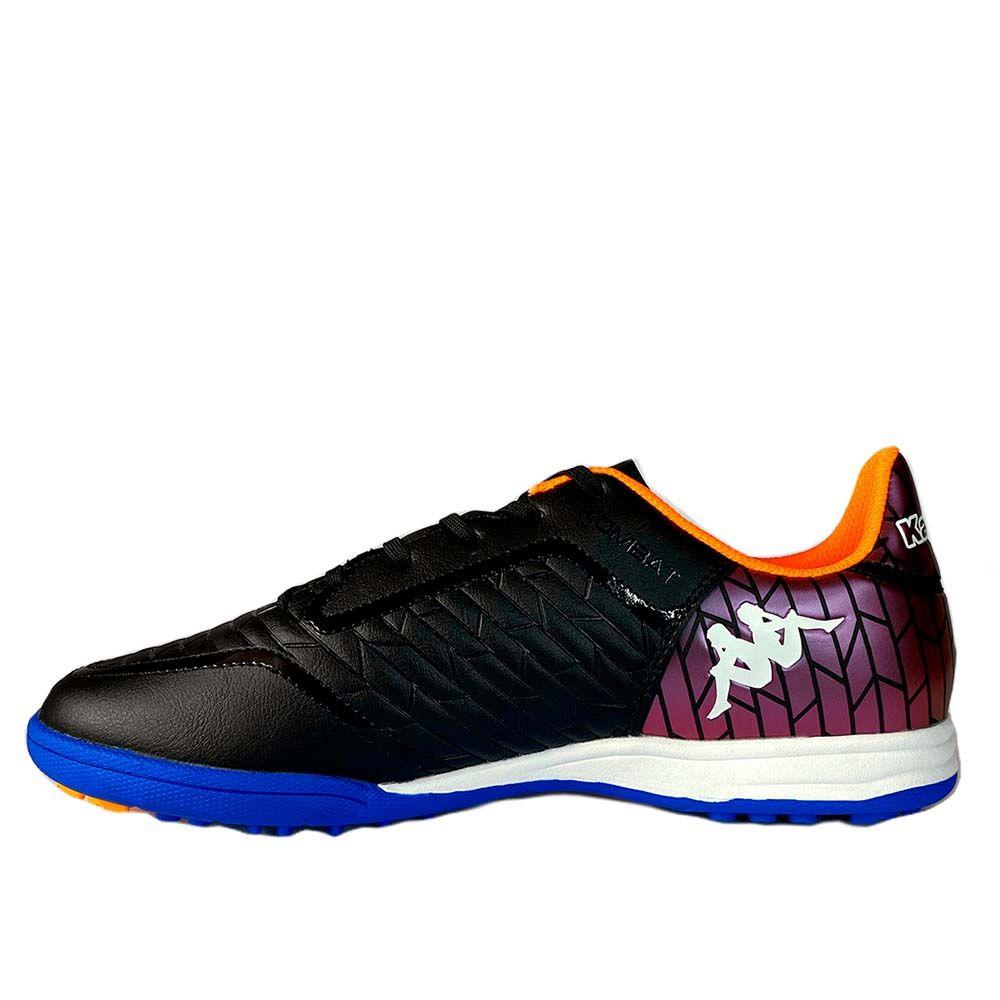 Zapatilla Baby Fútbol Hombre Kappa Kombat Turf Negro Azul-1