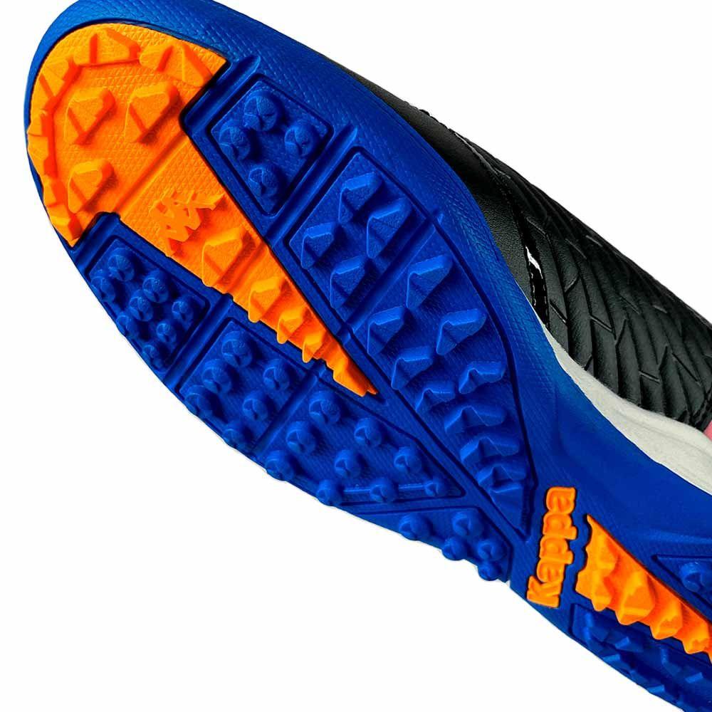 Zapatilla Baby Fútbol Hombre Kappa Kombat Turf Negro Azul-2