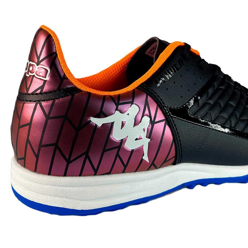 Zapatilla Baby Fútbol Hombre Kappa Kombat Turf Negro Azul-6