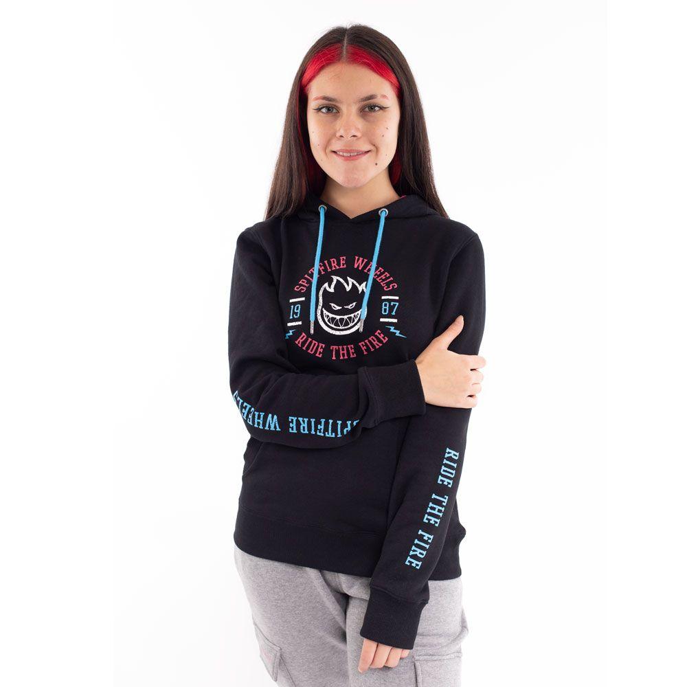 Polerón Hoodie Mujer Spitfire Fucsia-0