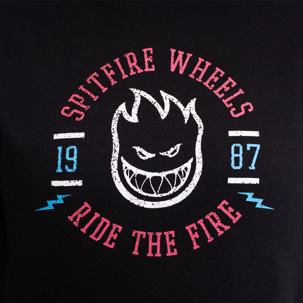Polerón Hoodie Mujer Spitfire Fucsia-3