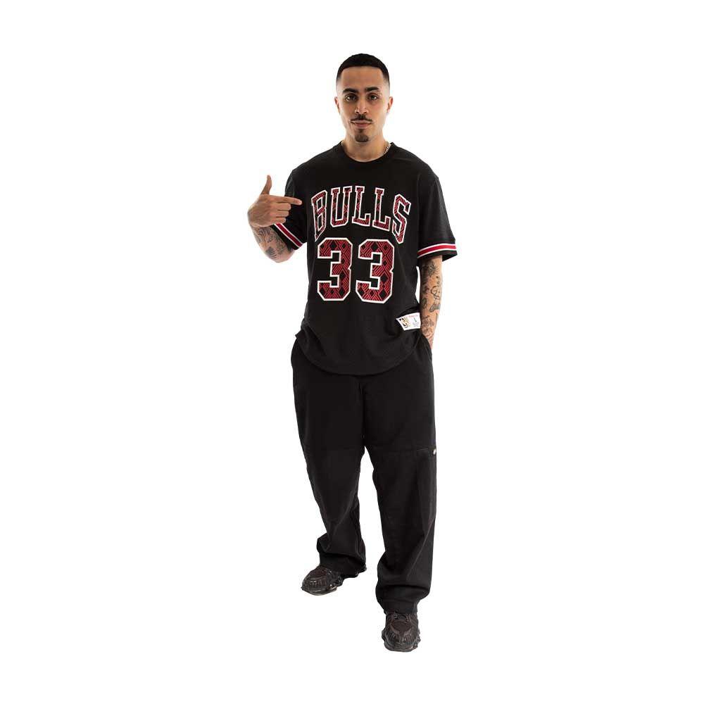 Crewneck Nba Name & Number Chicago Bulls Scottie Pippen 33 Mitchell And Ness-5