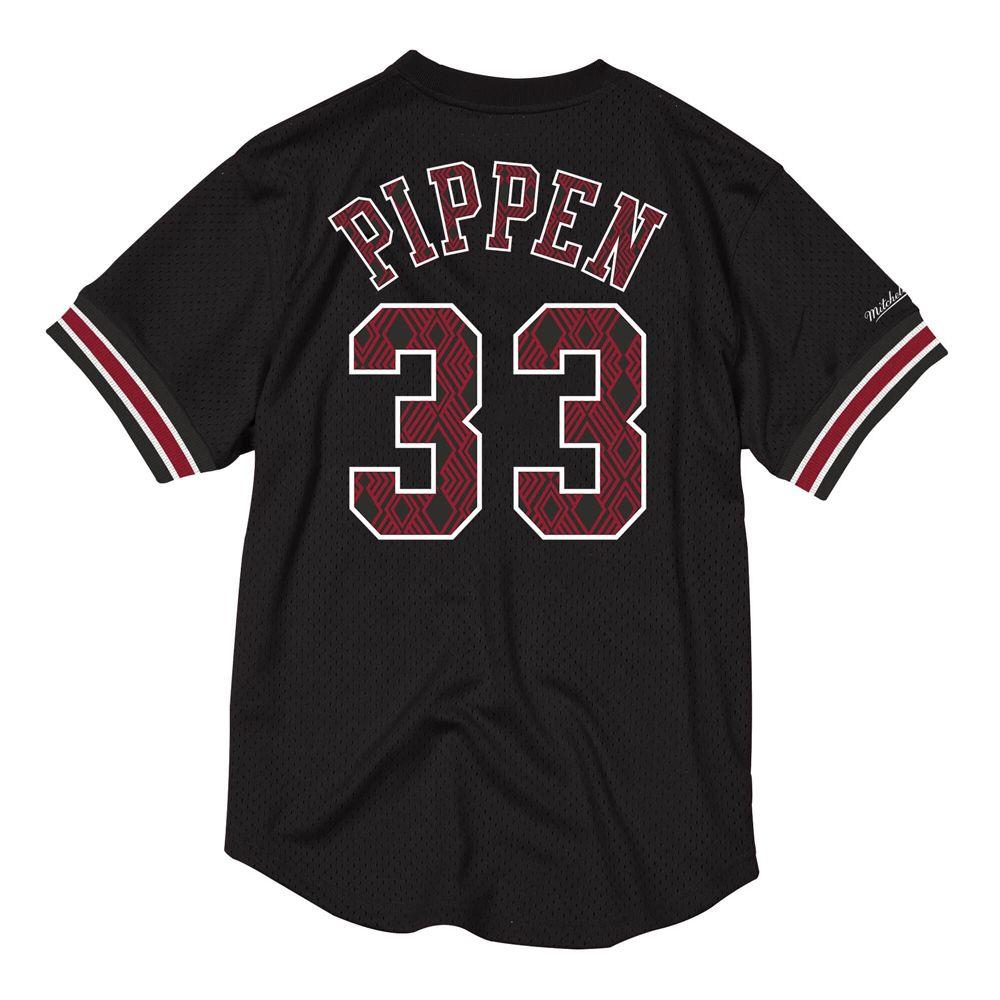 Crewneck Nba Name & Number Chicago Bulls Scottie Pippen 33 Mitchell And Ness-7