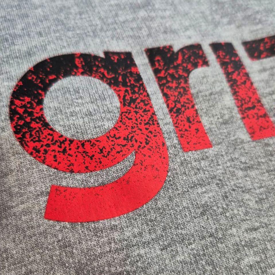 Poleron Hoodie Hombre Grizzly Griptape Lowercase Fadeaway Gris-2