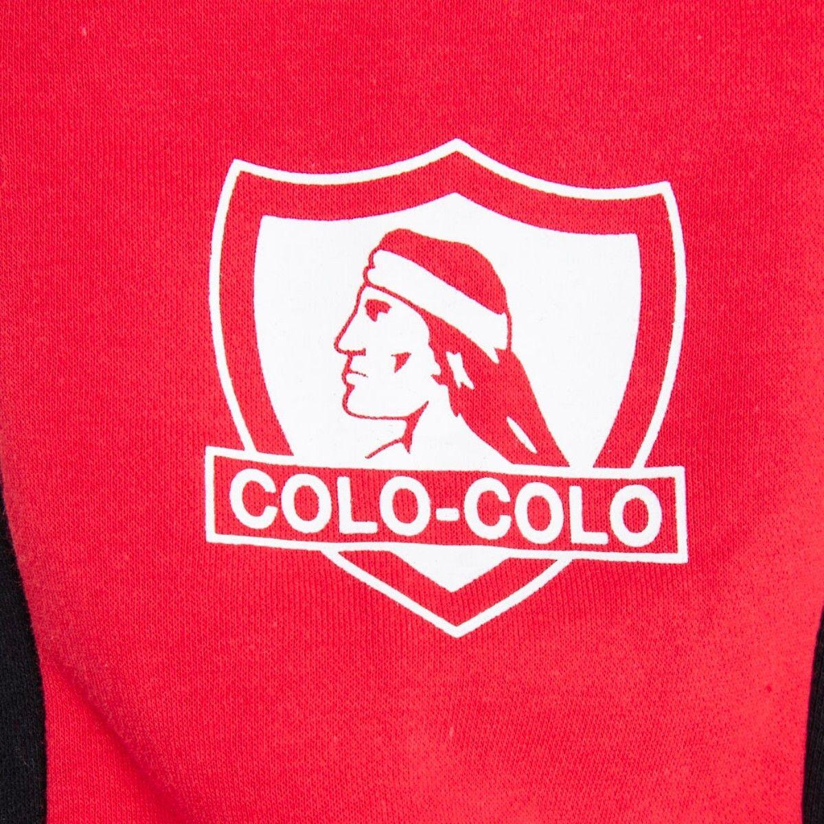 Buzo Colo Colo Urbano Negro Blanco Rojo-3