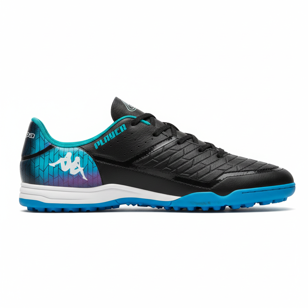 Zapatilla Baby Fútbol Niño Kombat Player Turf Negro-0