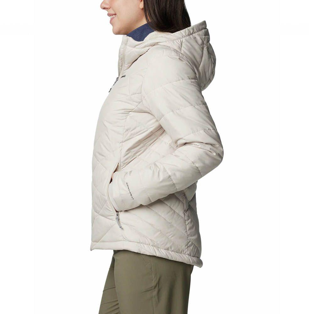 Parka Mujer Columbia Heavenly Hoodie Blanco-1