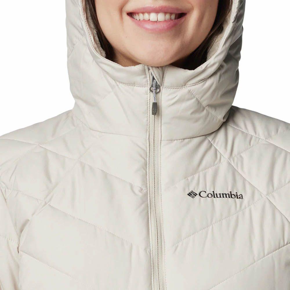 Parka Mujer Columbia Heavenly Hoodie Blanco-2