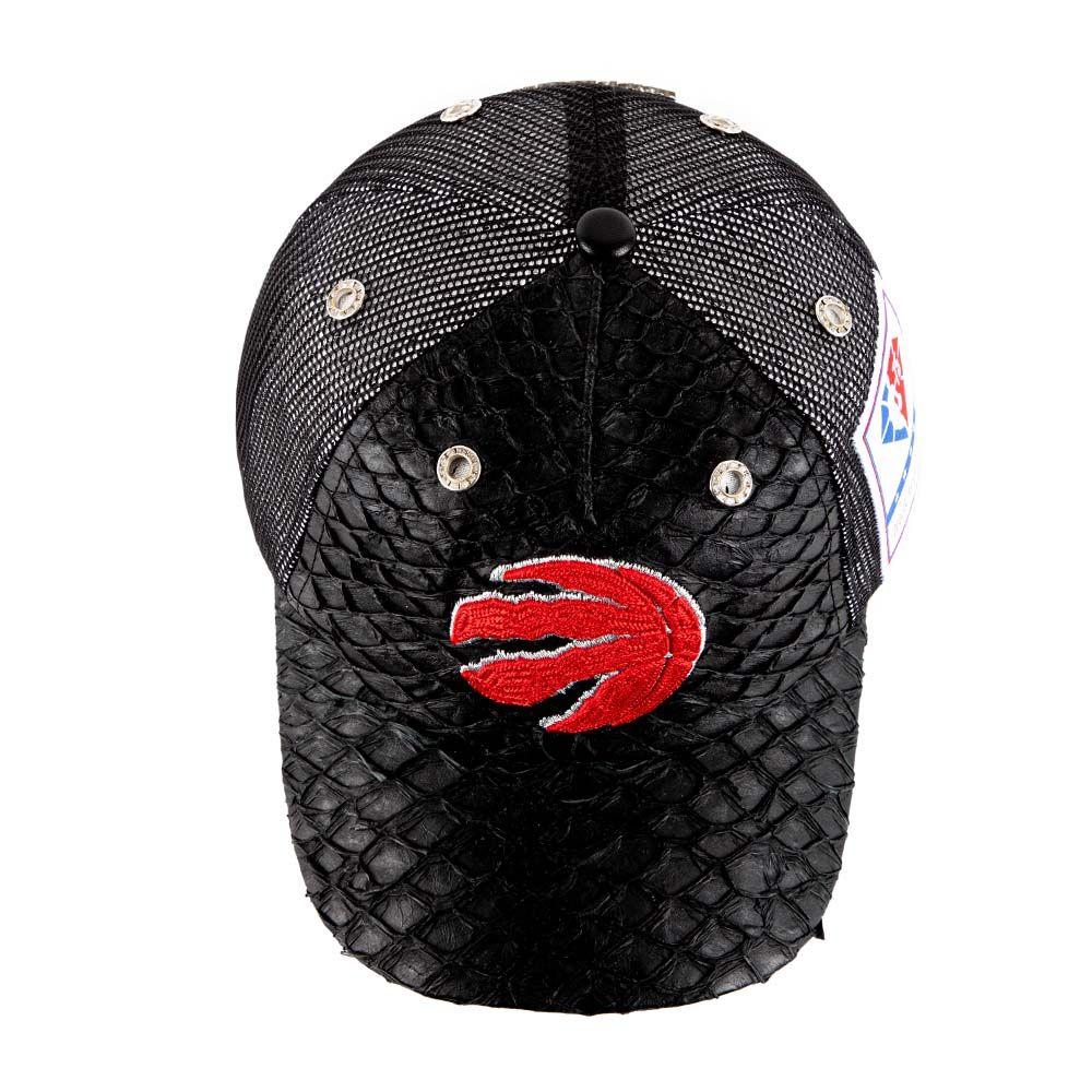 Gorro Jockey Mitchell and Ness Toronto Raptors Platinum Lux Trucker-4