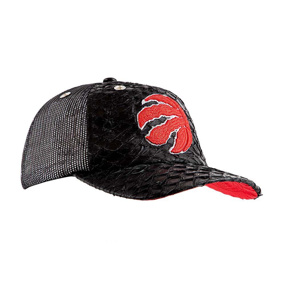 Gorro Jockey Mitchell and Ness Toronto Raptors Platinum Lux Trucker-6