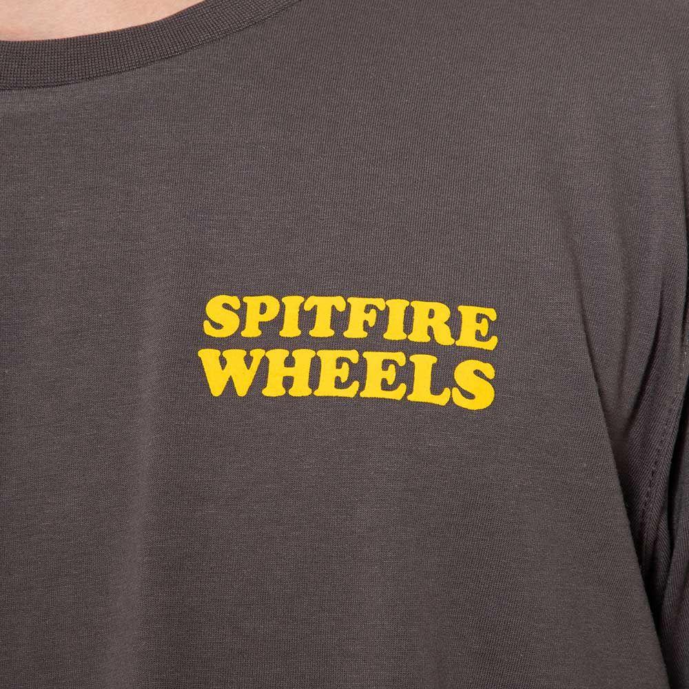 Polera Manga Corta Gris Oscuro Spitfire-5