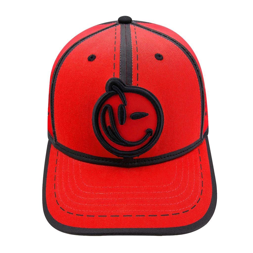 Jockey Snapback Visera Plana Captoons Red Yums-0