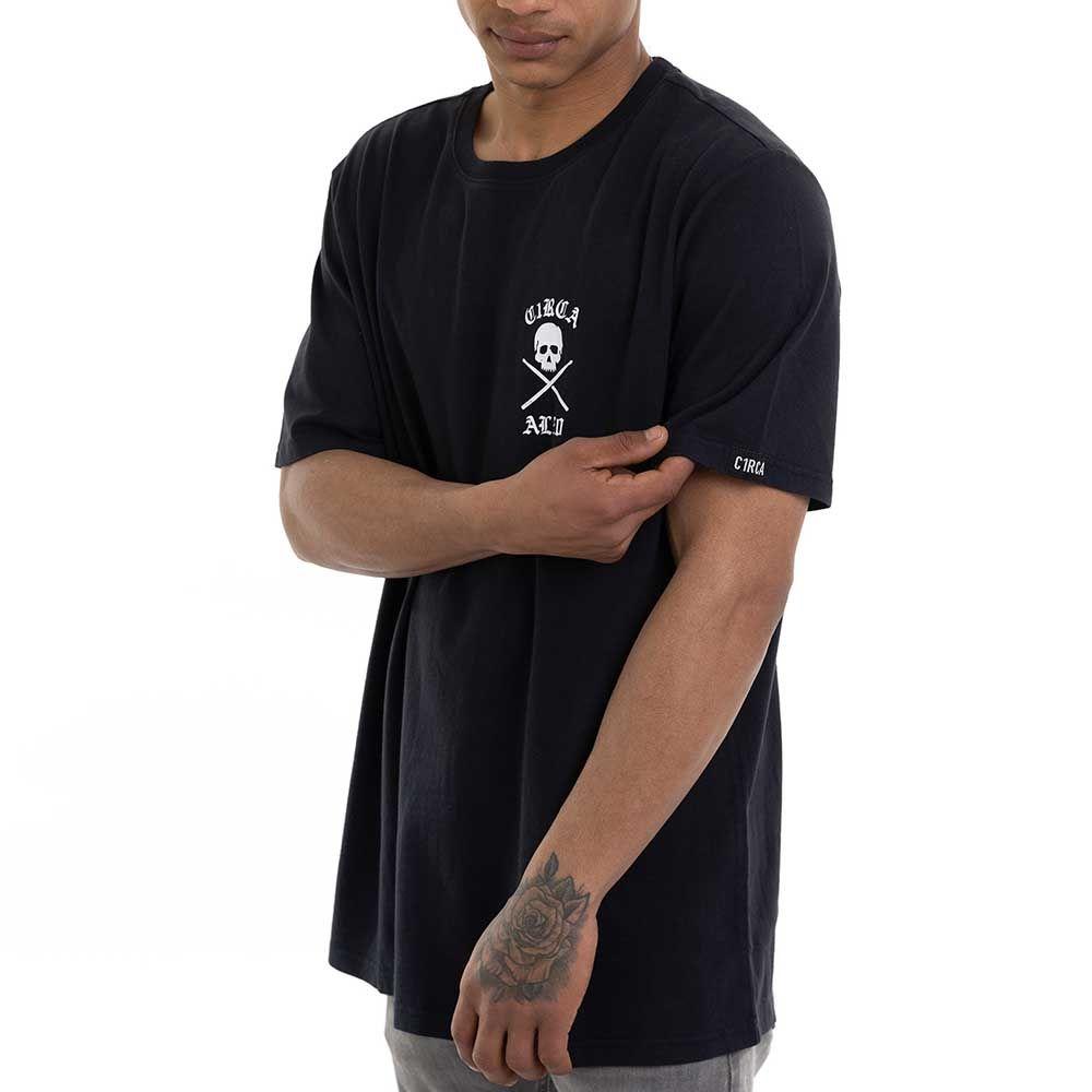Polera C1RCA Shoes Tee Negra Algodón-3