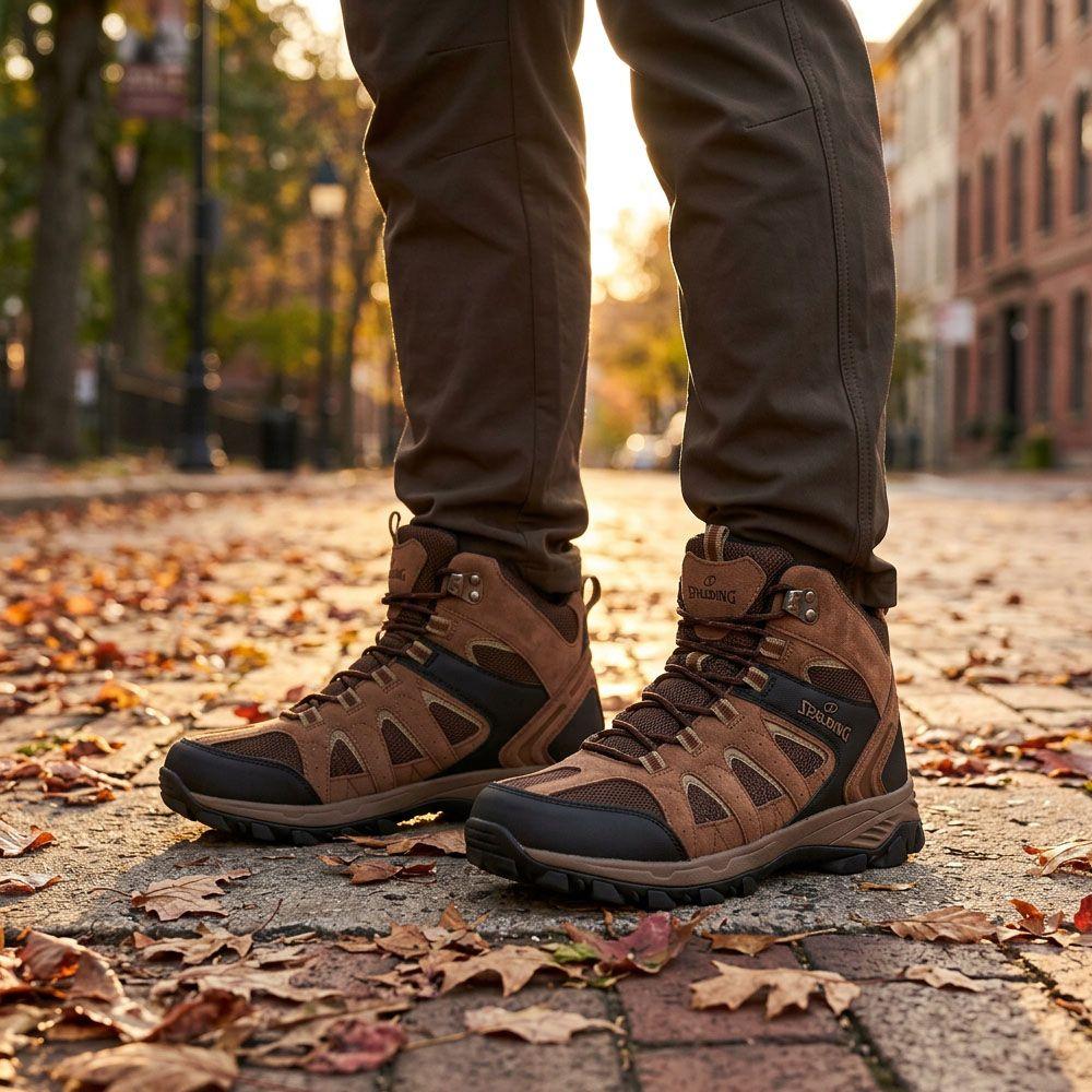 Zapatilla Outdoor Hombre Spalding ZMC4334 Cafe-4