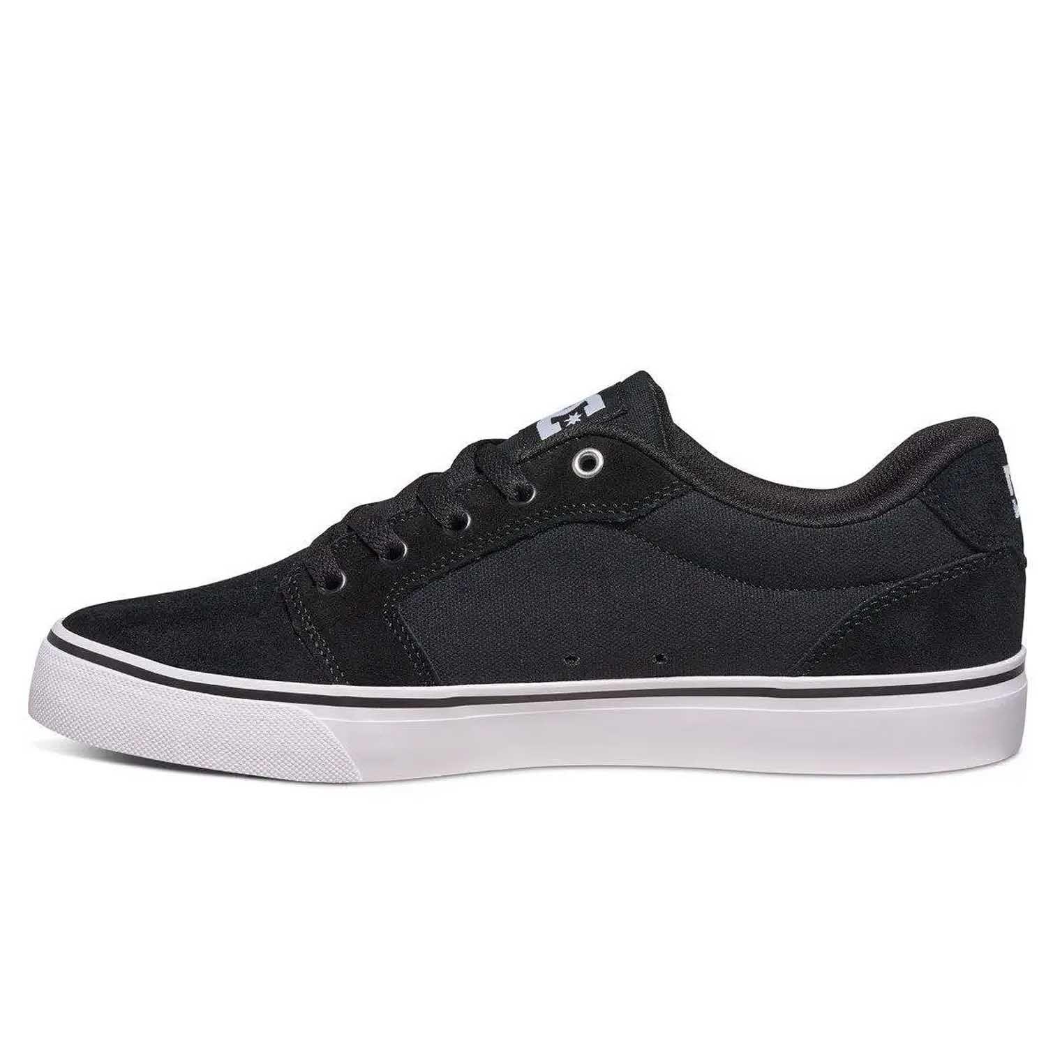 Zapatilla Hombre DC Shoes Anvil Negro Blanco-1
