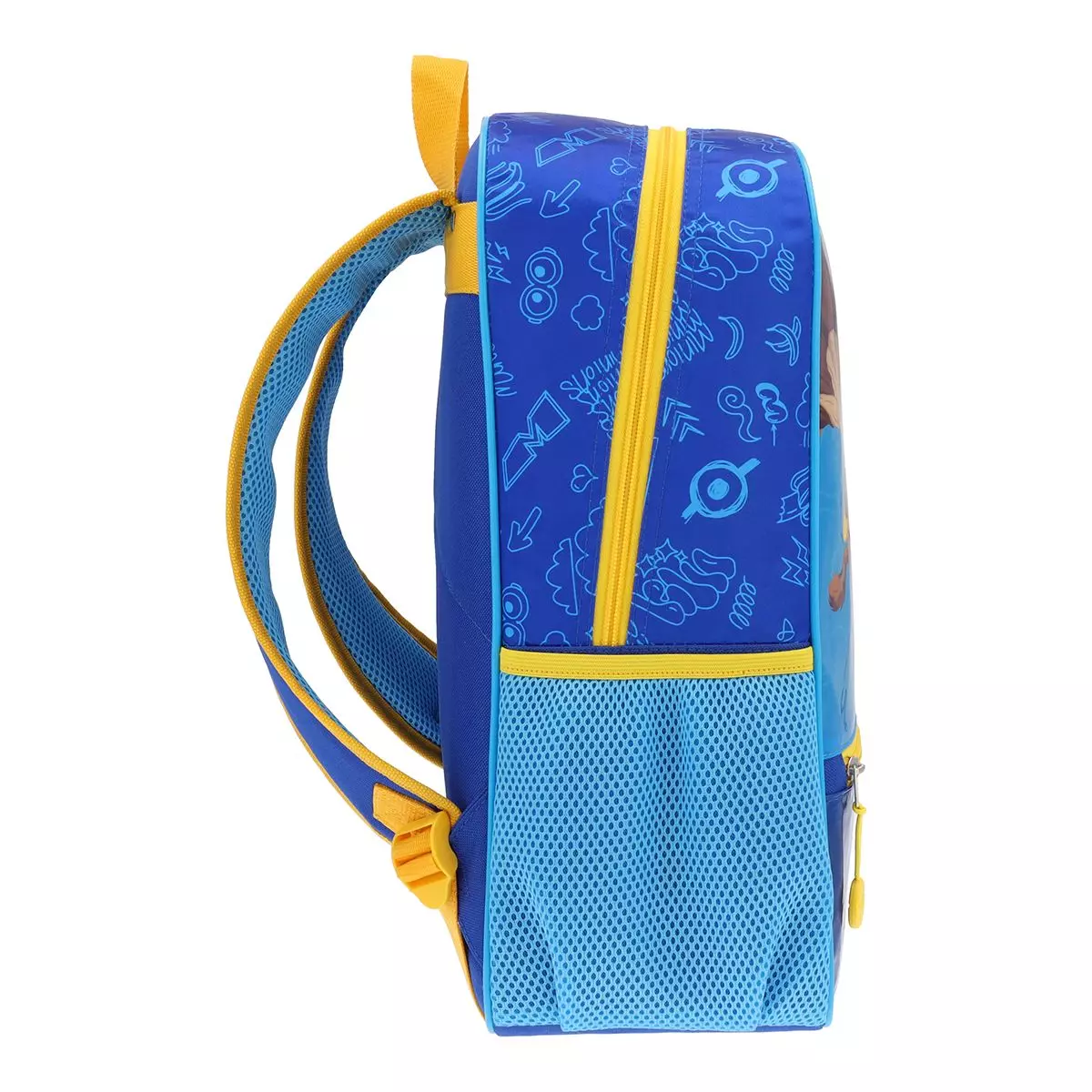 Mochila Minions Infantil Azul 14L-2