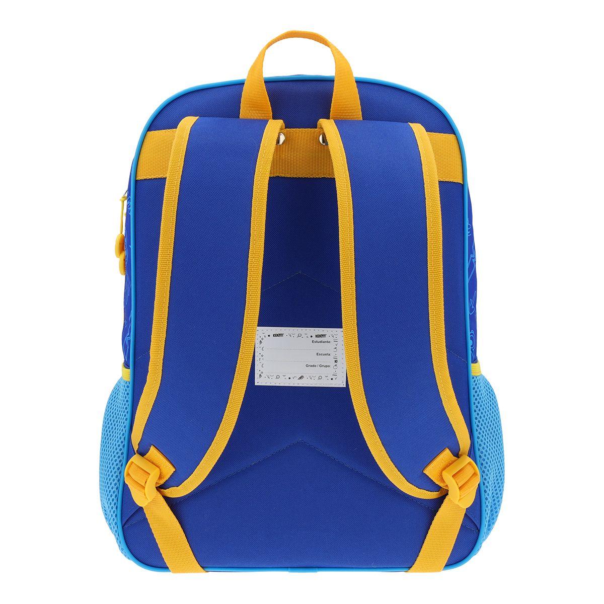 Mochila Minions Infantil Azul 14L-3