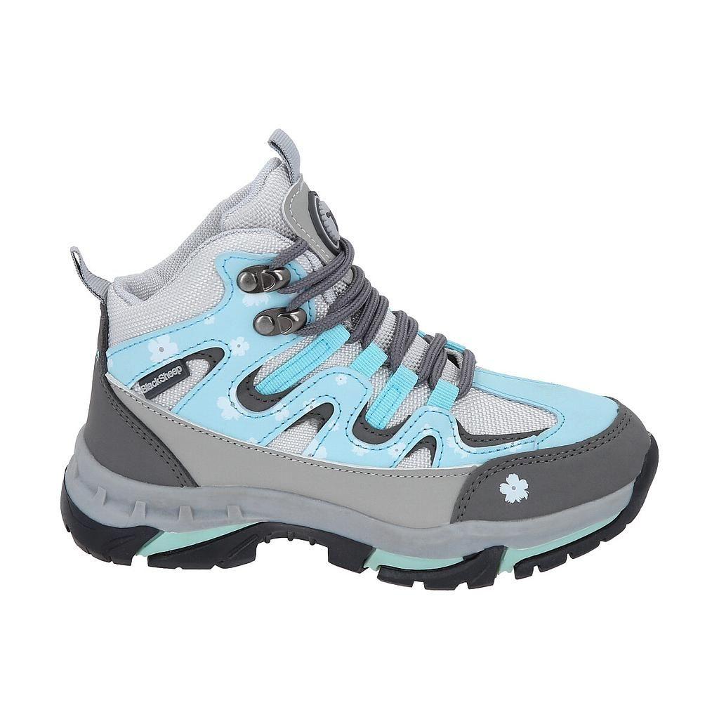 Zapato Outdoor Infantil Alto Gris Celeste Copahue Blacksheep-0