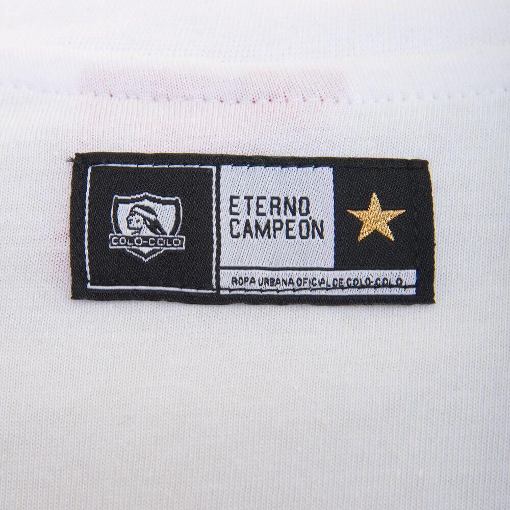 Polera Colo Colo Urbano «Cacique Blanco» Blanca-4