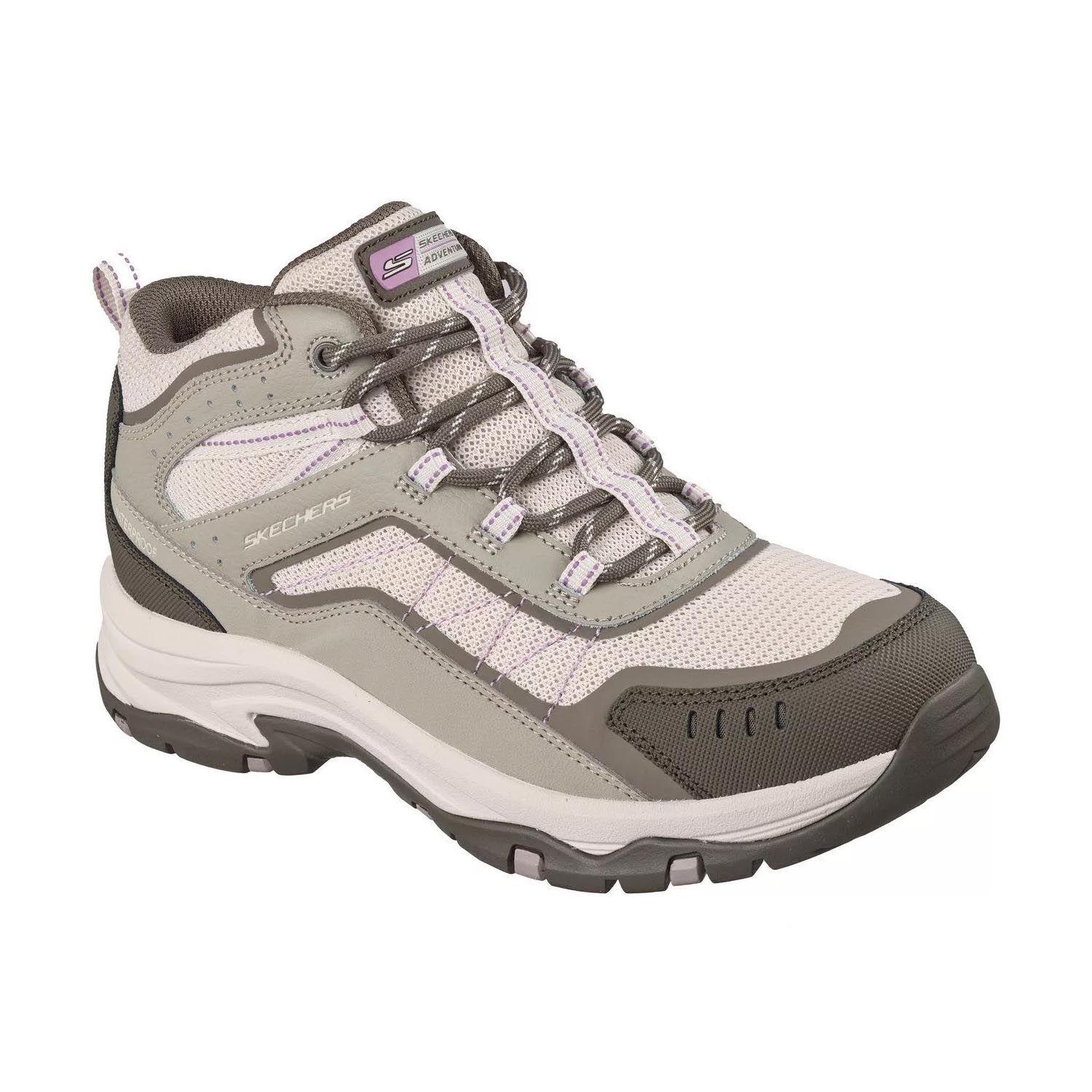 Zapato Waterproof Outdoor Mujer Skechers Trego - Ashaway 180336-DKTP-1