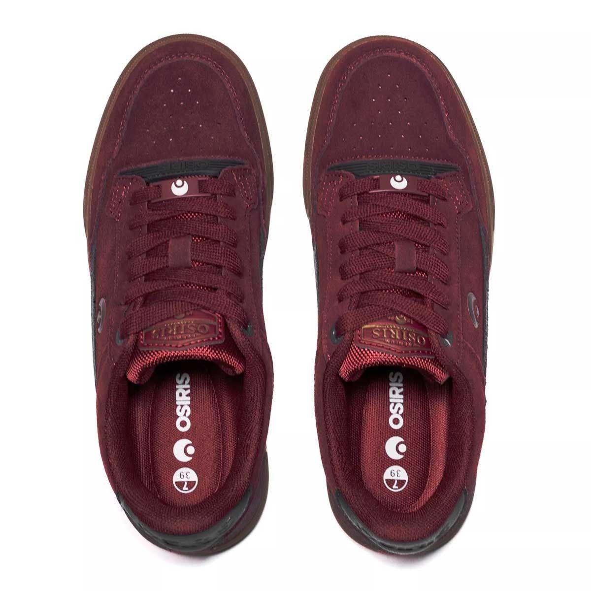Zapatillas Hombre Osiris Logan Skate Urbano Burdeo-2
