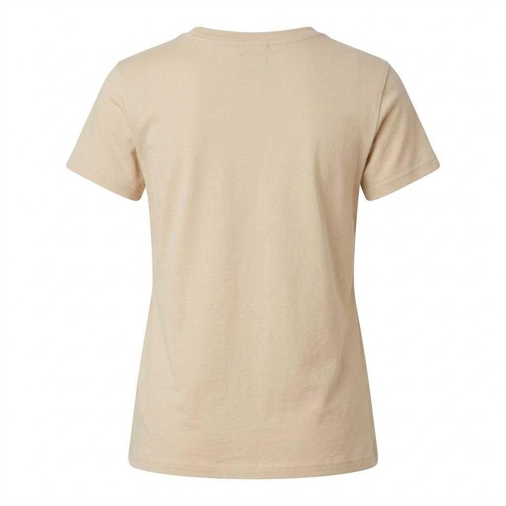 Polera Mujer Your Logo Converse Beige-1