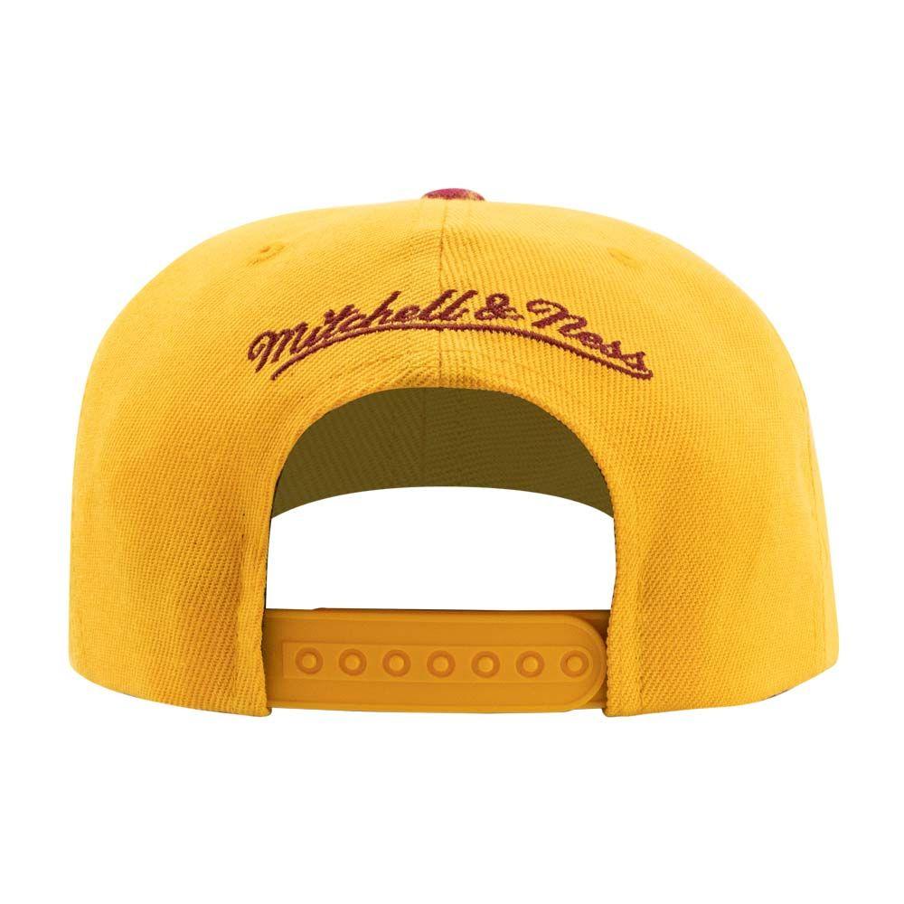 Gorro Miami Heat JS78 Amarillo Burdeo Mitchell And Ness-3