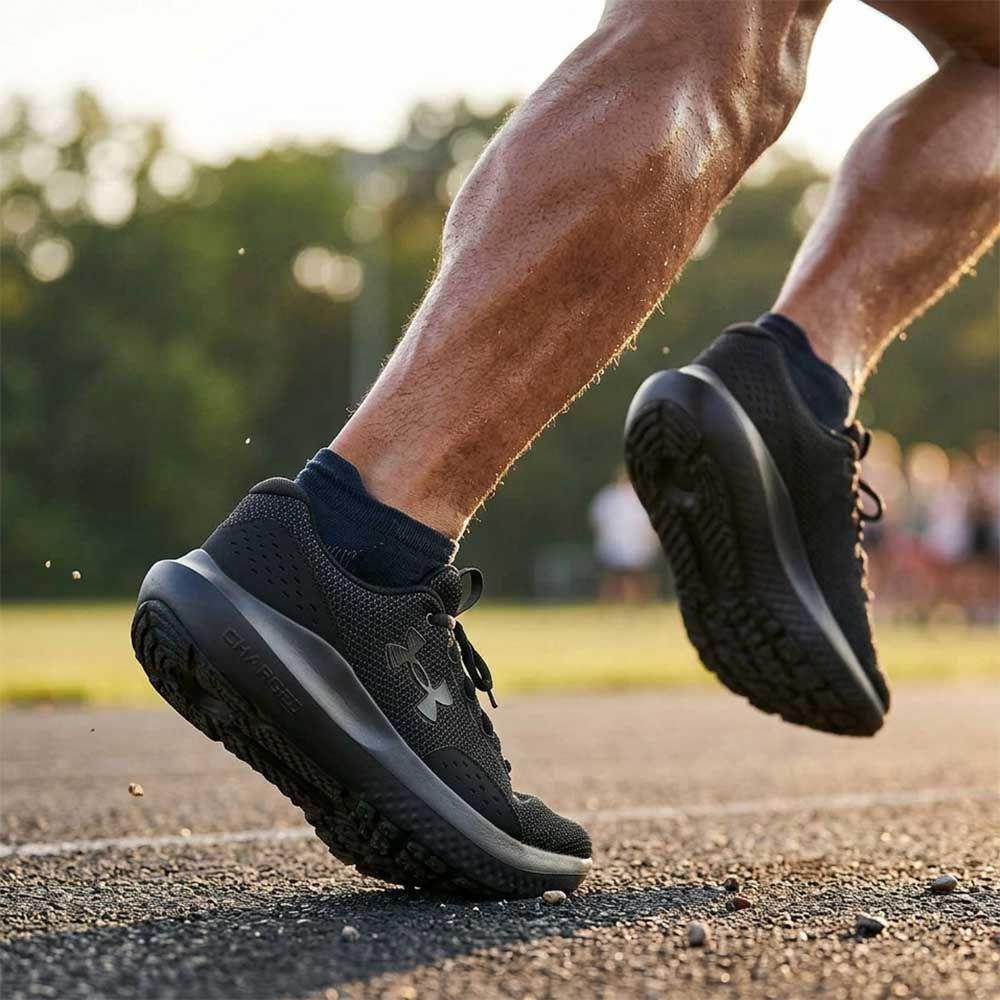 Zapatillas Running Hombre Under Armour Surge 4 Black-1