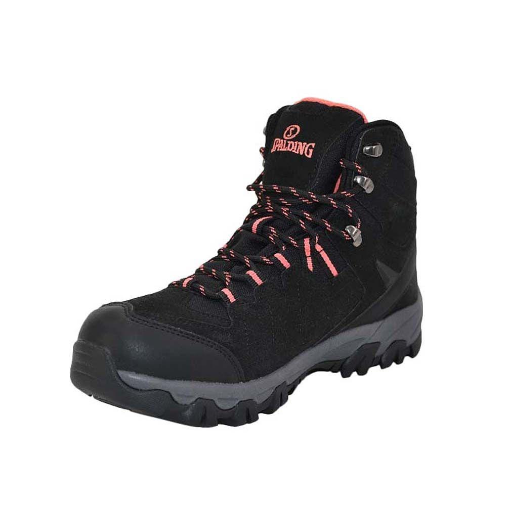 Zapatilla Botín Spalding Mujer High Curt Hiking City Outdoor Negro-3