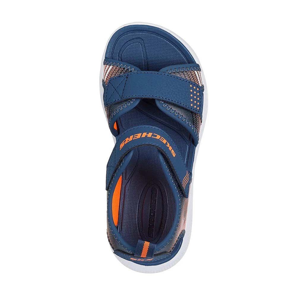 Sandalias Urbanas Niños Skechers Microspec-Splash Azul-4