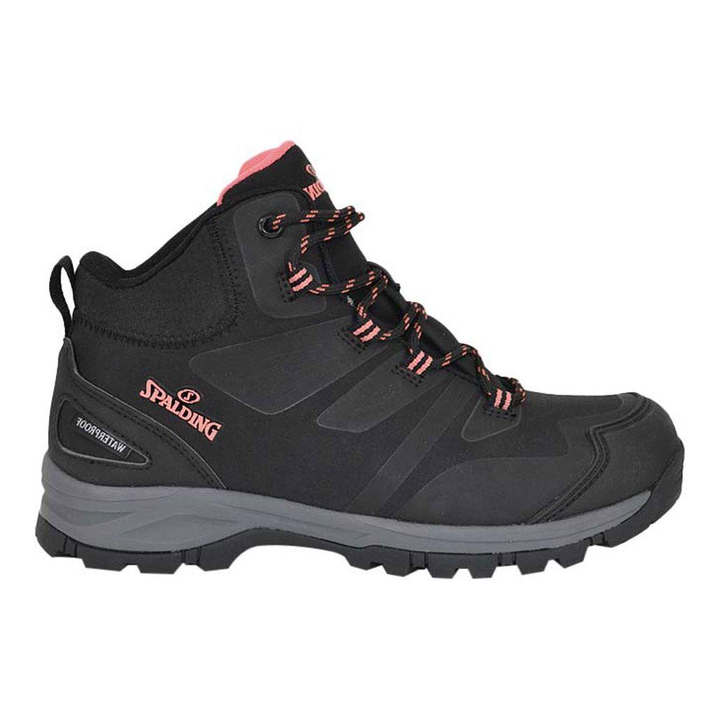 Zapatilla Botín Spalding Mujer Waterproof Outdoor Negro Rosa-0