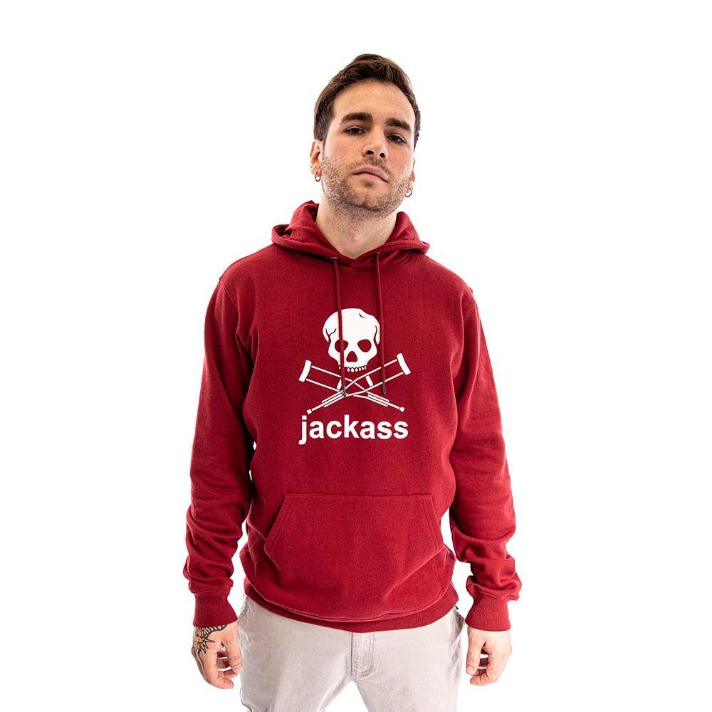 Polerón Hoodie Classic Rojo Jackass-1