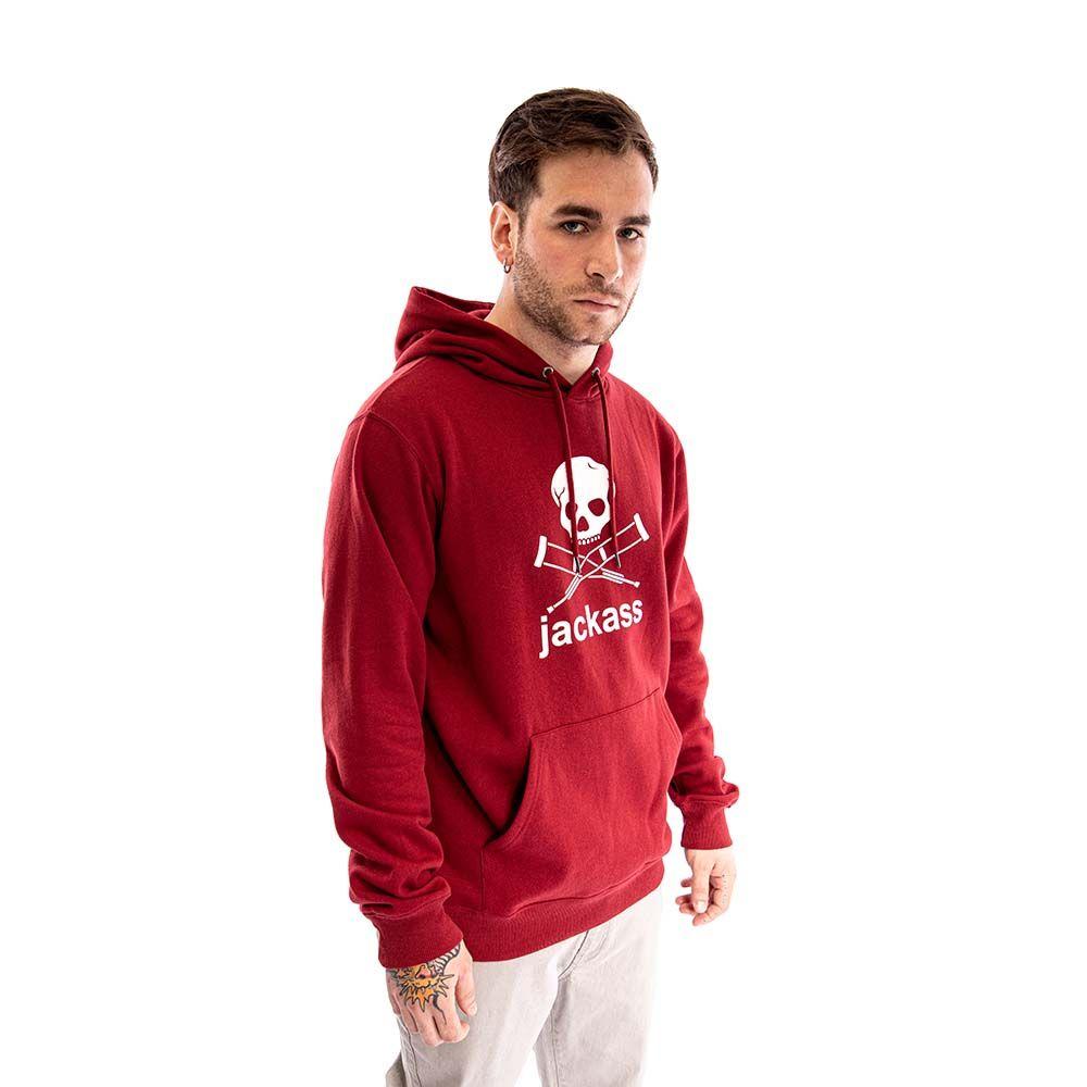 Polerón Hoodie Classic Rojo Jackass-2