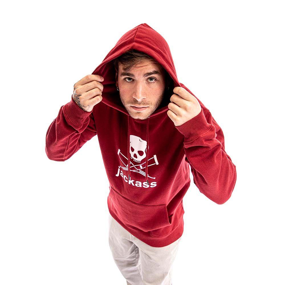 Polerón Hoodie Classic Rojo Jackass-4