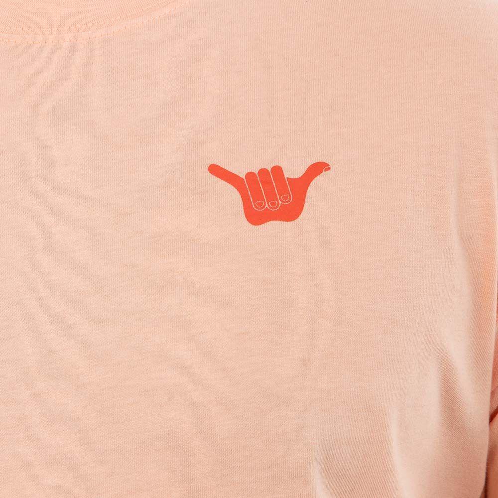 Polera Manga Corta Hombre Sunnyhig Coral Hang Loose-1