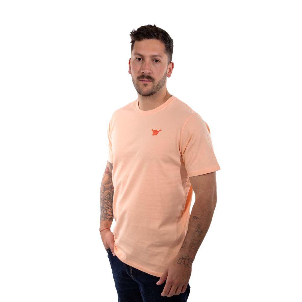 Polera Manga Corta Hombre Sunnyhig Coral Hang Loose-4
