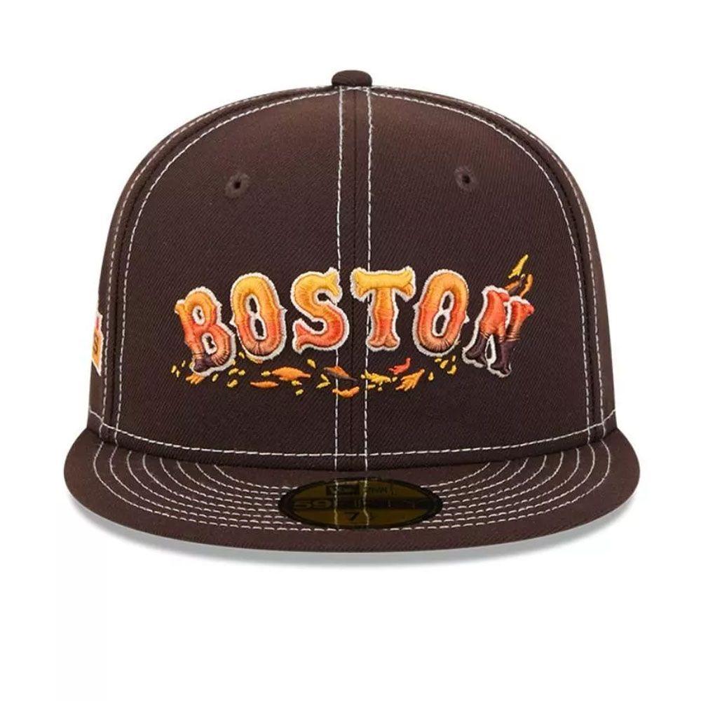 Jockey Gorra New Era 5950 Fall Foliage Brown Red Original-0