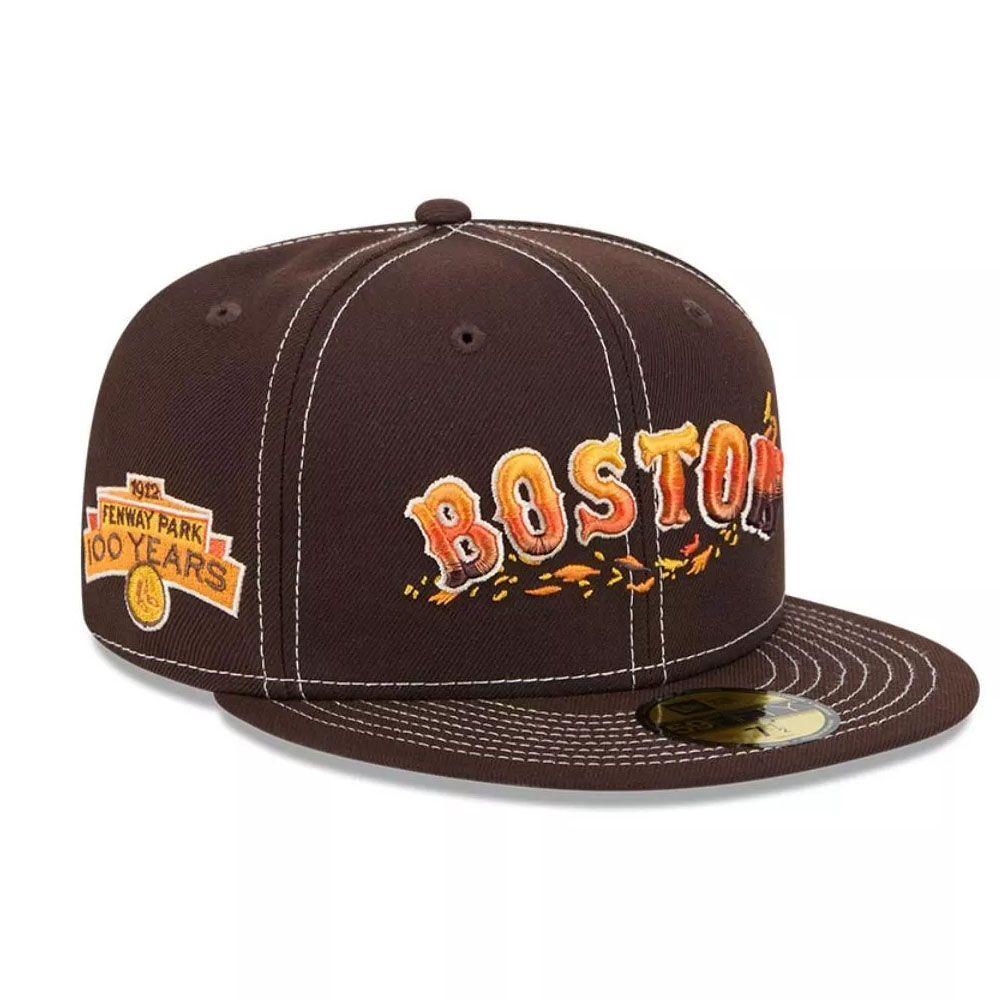 Jockey Gorra New Era 5950 Fall Foliage Brown Red Original-1