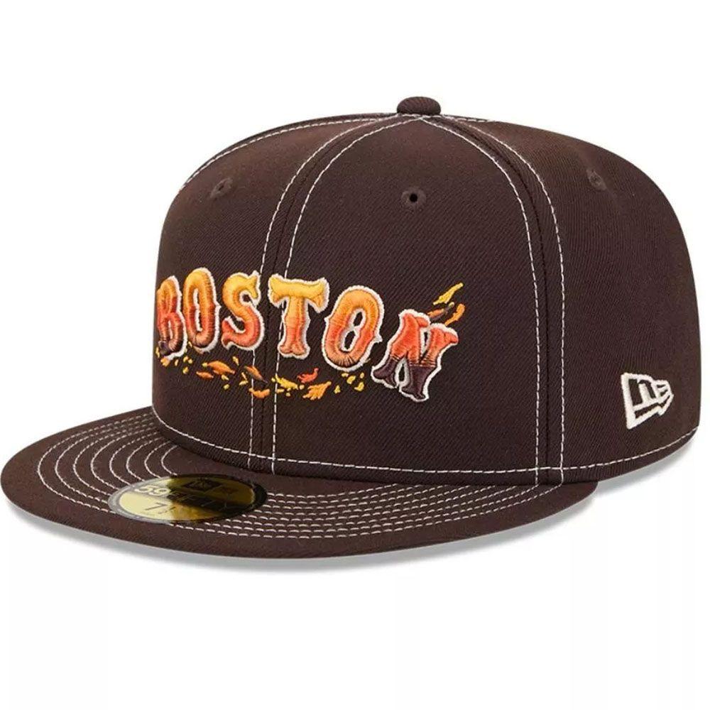 Jockey Gorra New Era 5950 Fall Foliage Brown Red Original-2