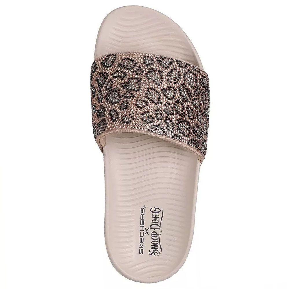 Sandalias Urbanas Mujer Skechers Low Slider Beige-3